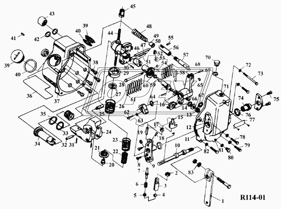 Регулятор числа оборотов двигателя D10TSLL-160E2