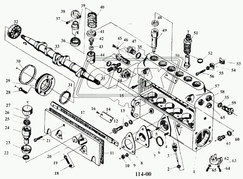 Топливный насос высокого давления двигателя D10TSLL-160E2