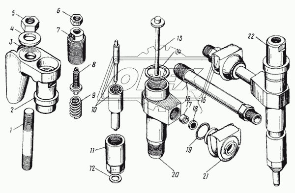 Форсунки двигателя ЯМЗ-236НЕ и ЯМЗ-236А