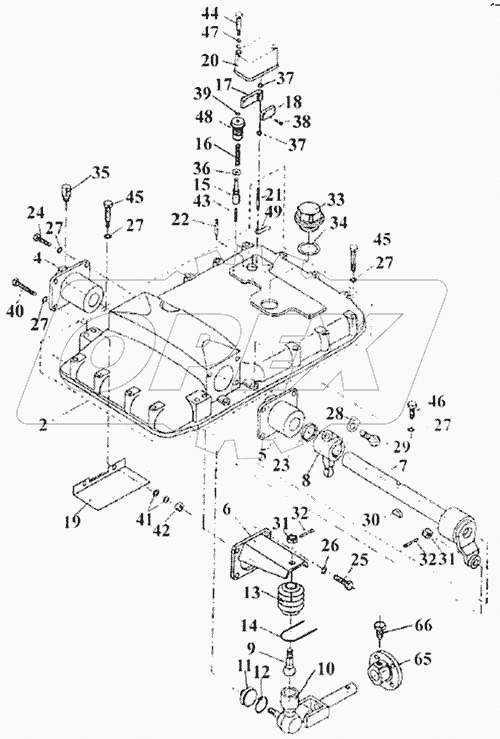 Механизм переключения передач (модель 52527)