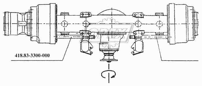 Мост задний