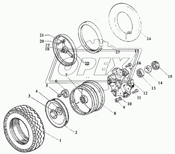 Ступица передних колес