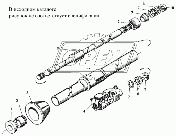 Колонка рулевого управления