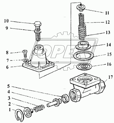 Клапан защитный одинарный