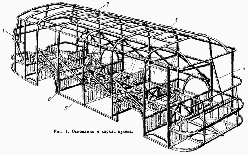 Основание и каркас кузова
