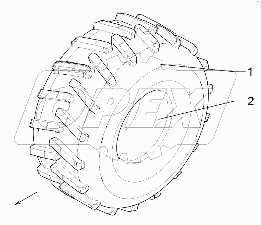 55010250 Wheel