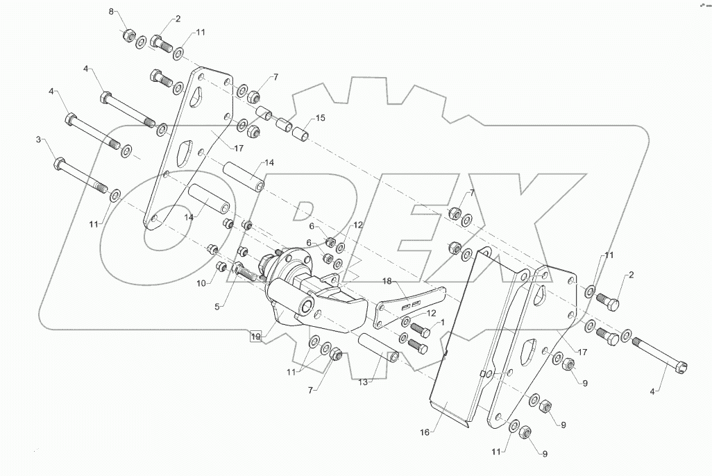 64710006 Wheel bracket