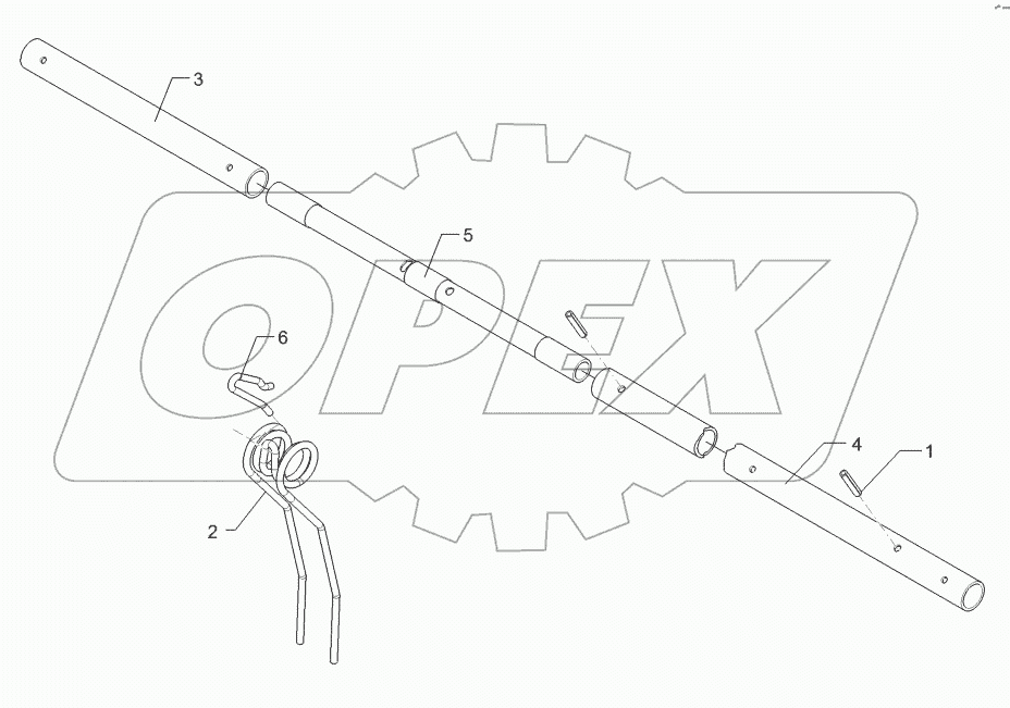 51210073 Straw harrow