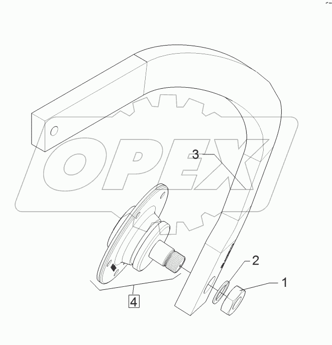 61220150 Stalk with bearing