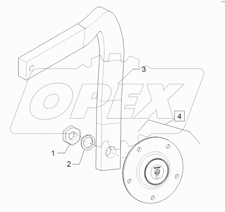 61220151 Stalk with bearing
