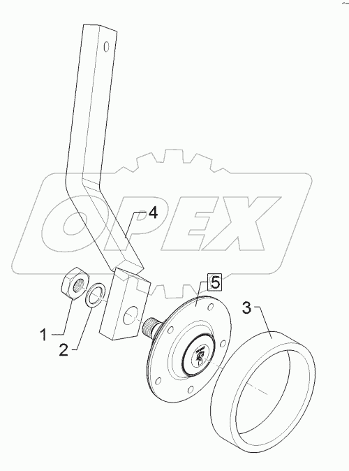 61220161 Stalk with bearing