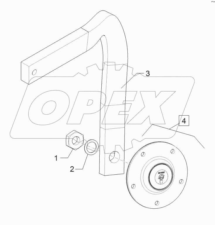 61220171 Stalk with bearing