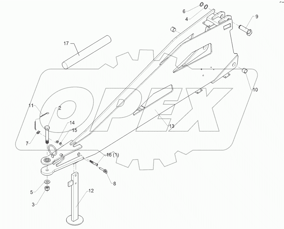 64010085 Drawbar