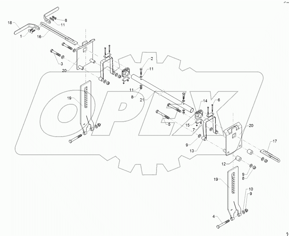 62210510 Harrow adjustment