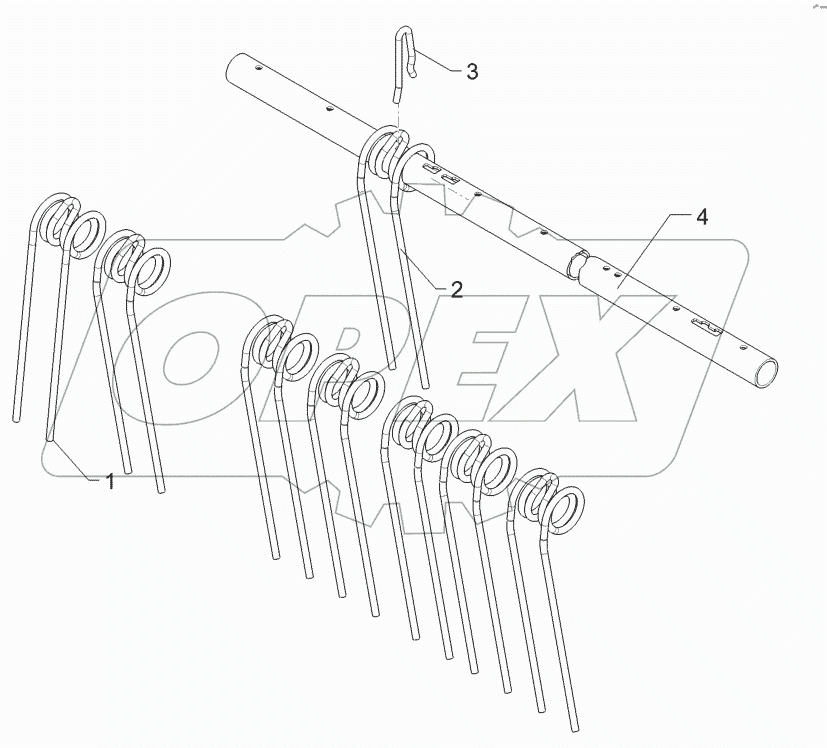 62210563 Rebound harrow