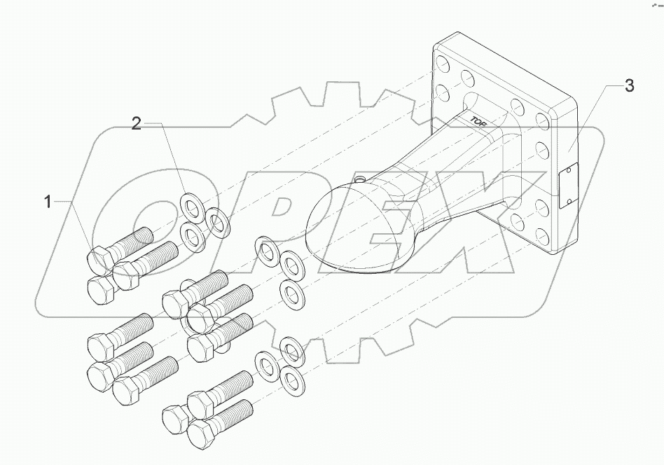 64010094 Ball-shaped coupling