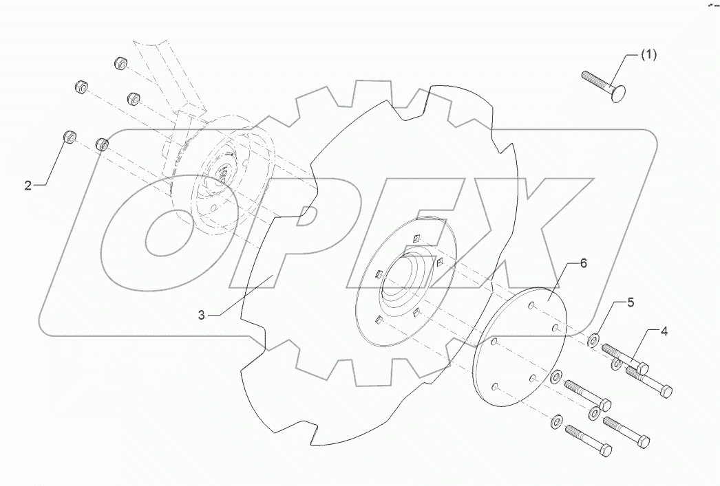 65710154 Concave disc