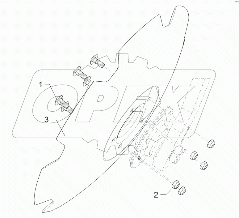 65710194 Concave disc