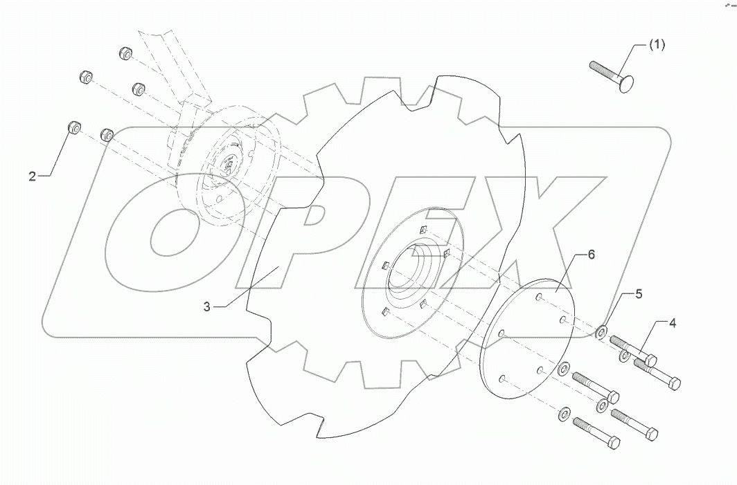 65710195 Concave disc