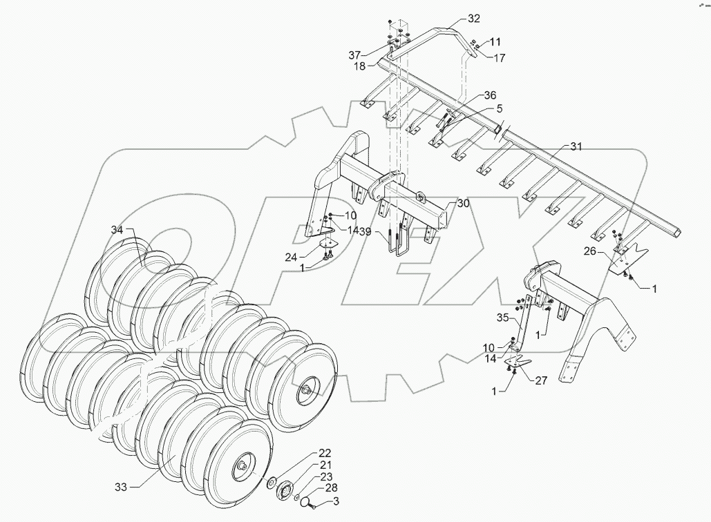 62210389 Packer double roller