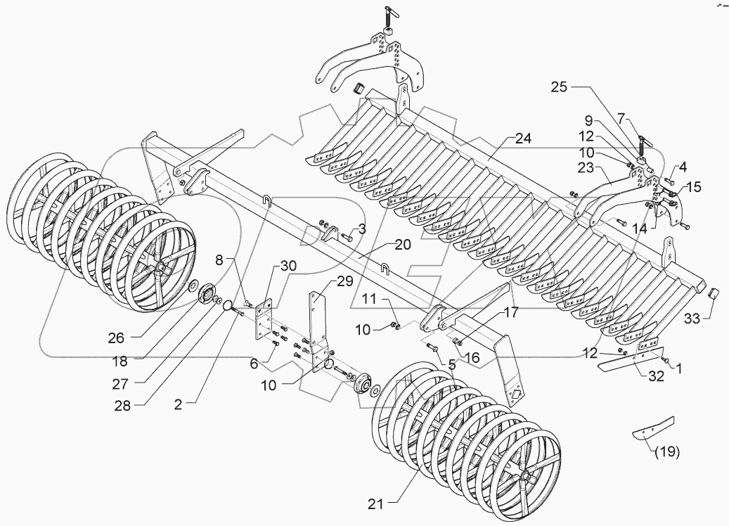 62210411 Knife roller,long knifes
