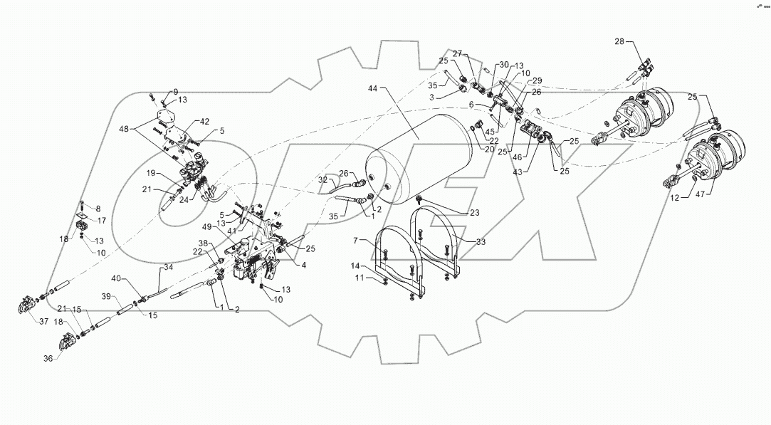 67710118 Compressed-air brake