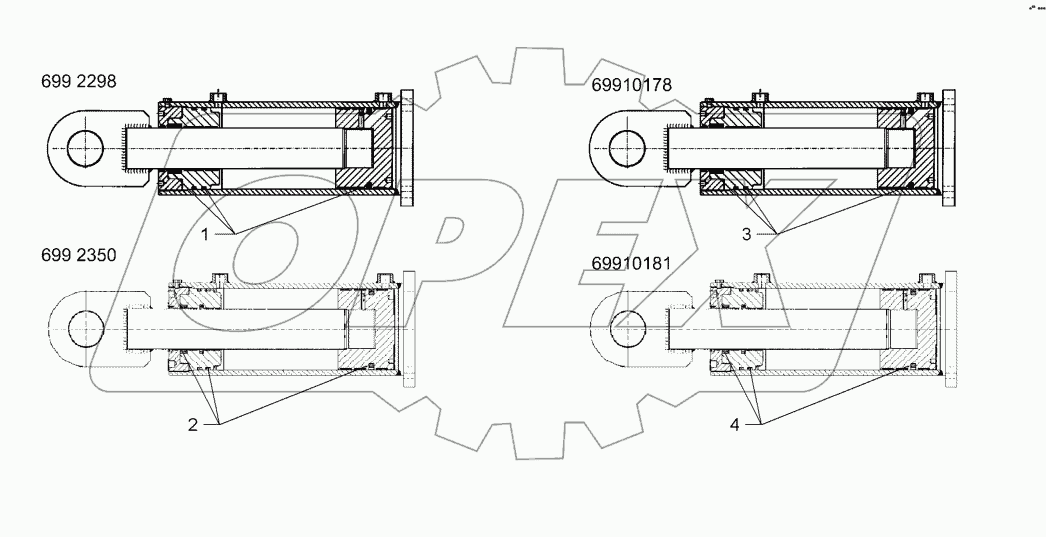 5752318 Hydraulic ram