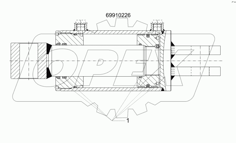 57510289 Hydraulic ram
