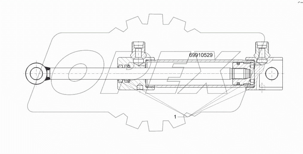 57511219 Hydraulic ram