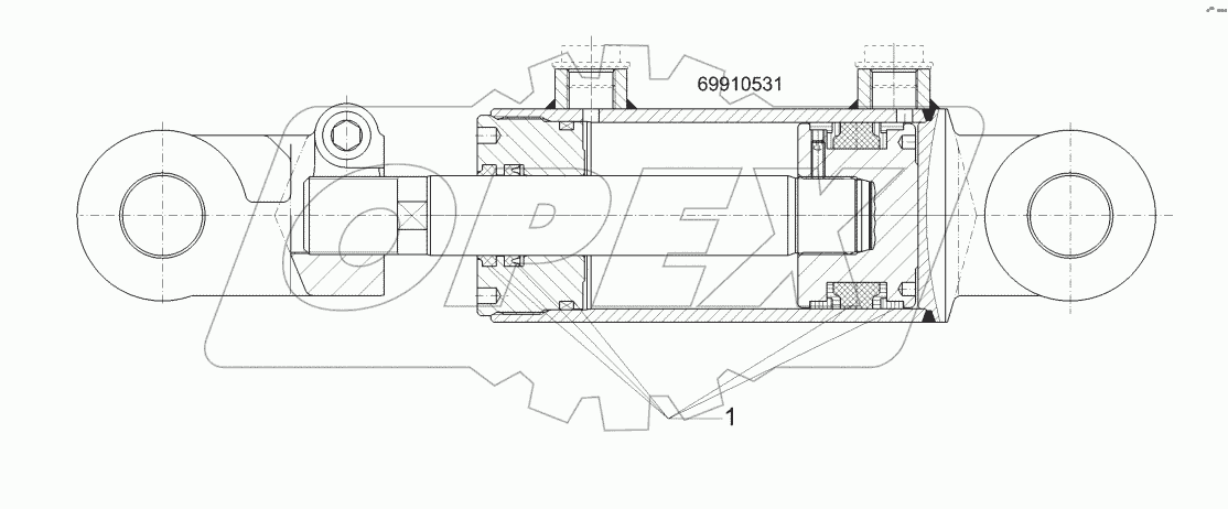 57511222 Hydraulic ram