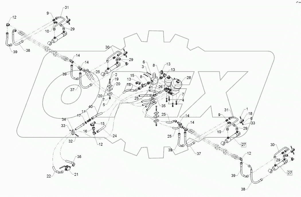 67511138 HY-assembly harrow