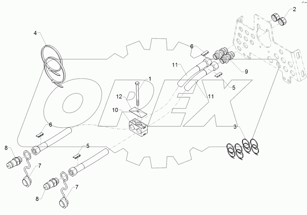 67511155 HY supply pipe trailer