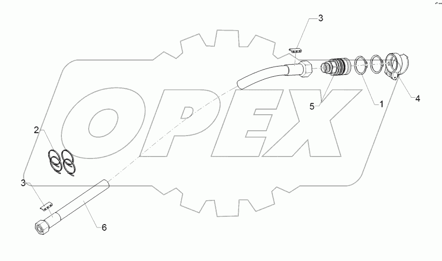 67511170 HY supply pipe lift linkage