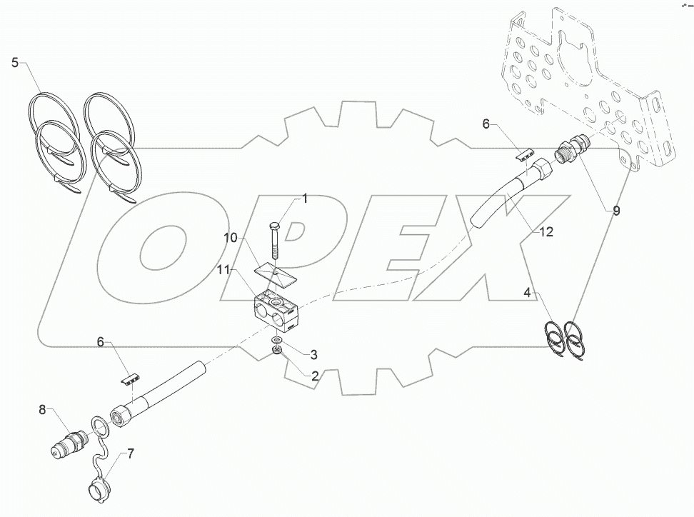 67511172 HY supply pipe fan