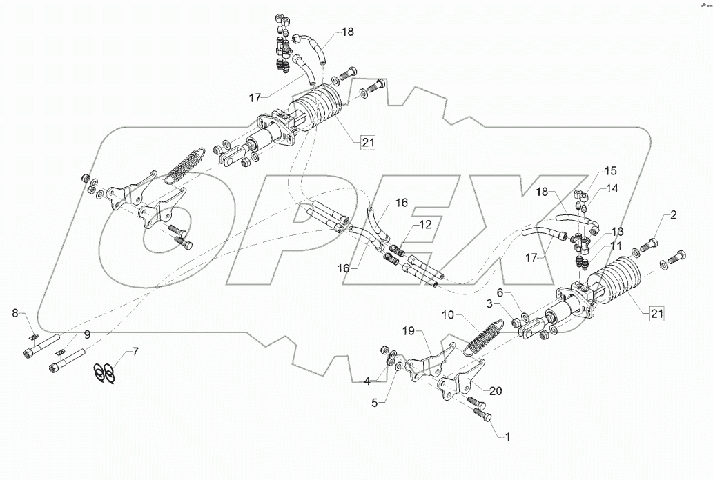 67511181 Hydraulic braking assembly