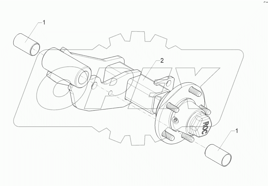 54710013 Wheel bracket