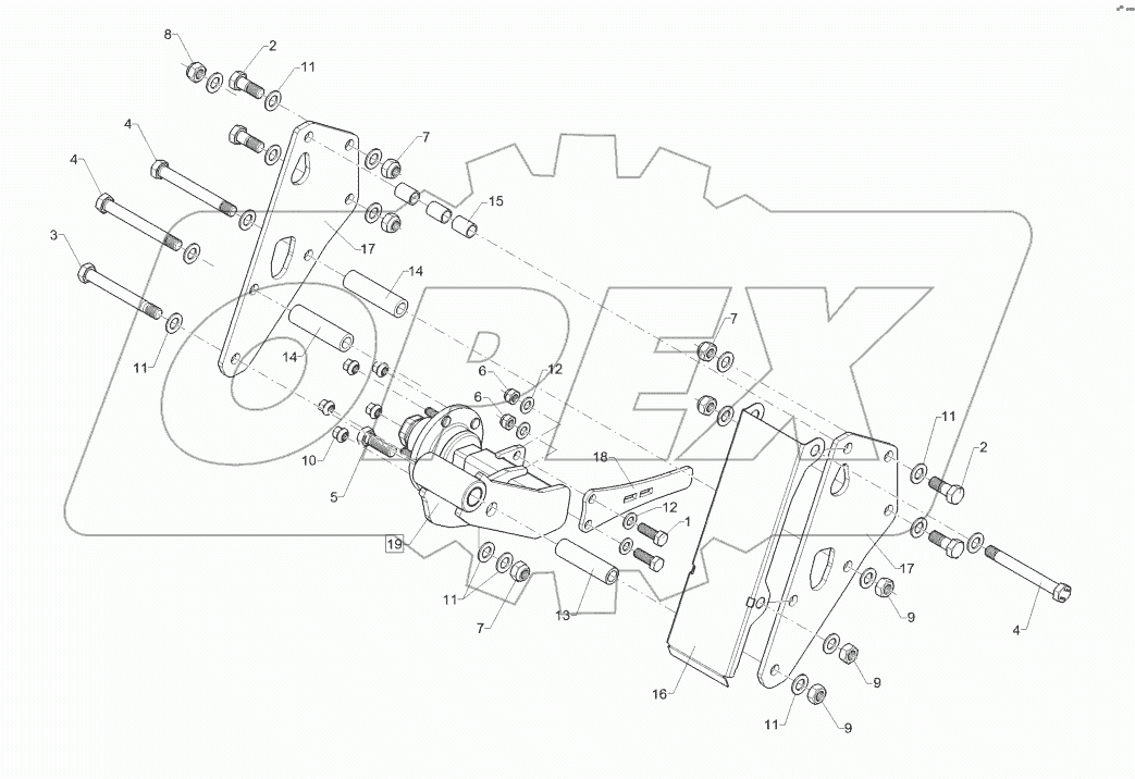 64710006 Wheel bracket