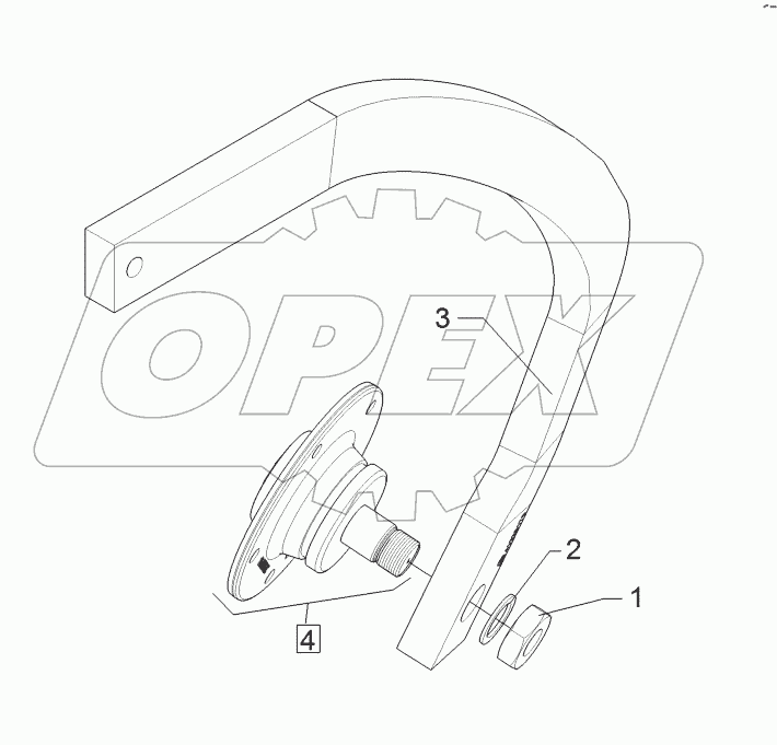 61220150 Stalk with bearing
