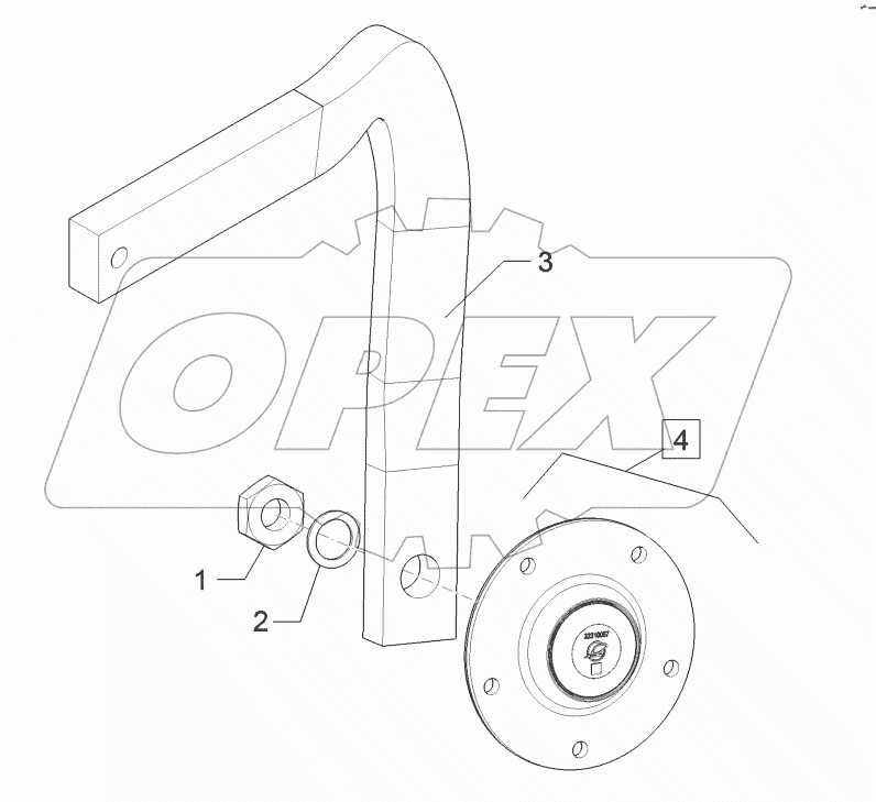 61220151 Stalk with bearing