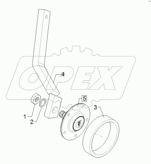 61220161 Stalk with bearing