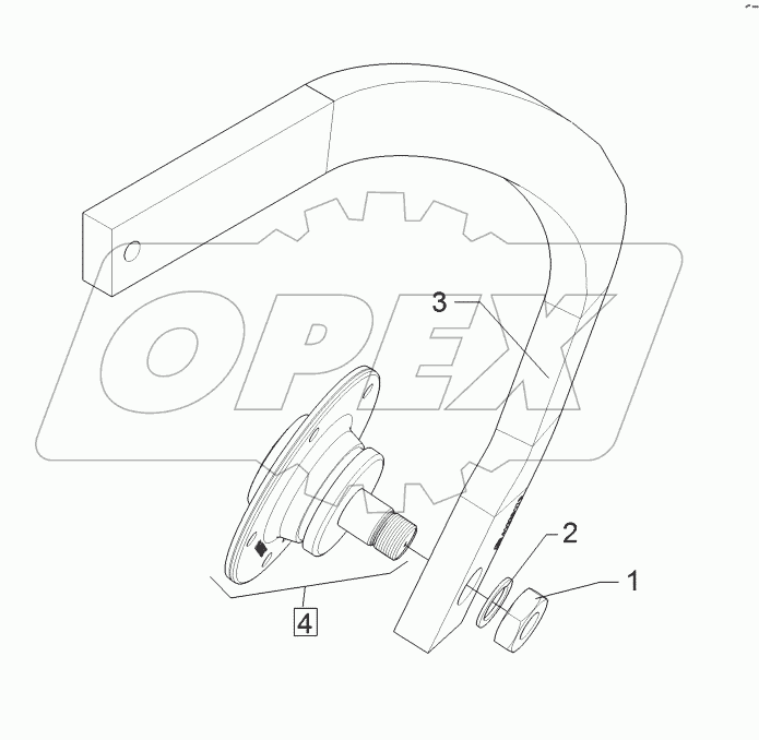 61220170 Stalk with bearing