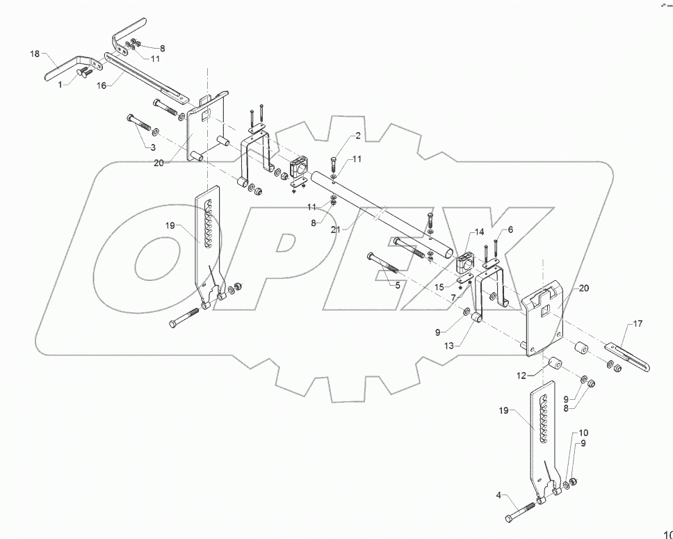 62210510 Harrow adjustment