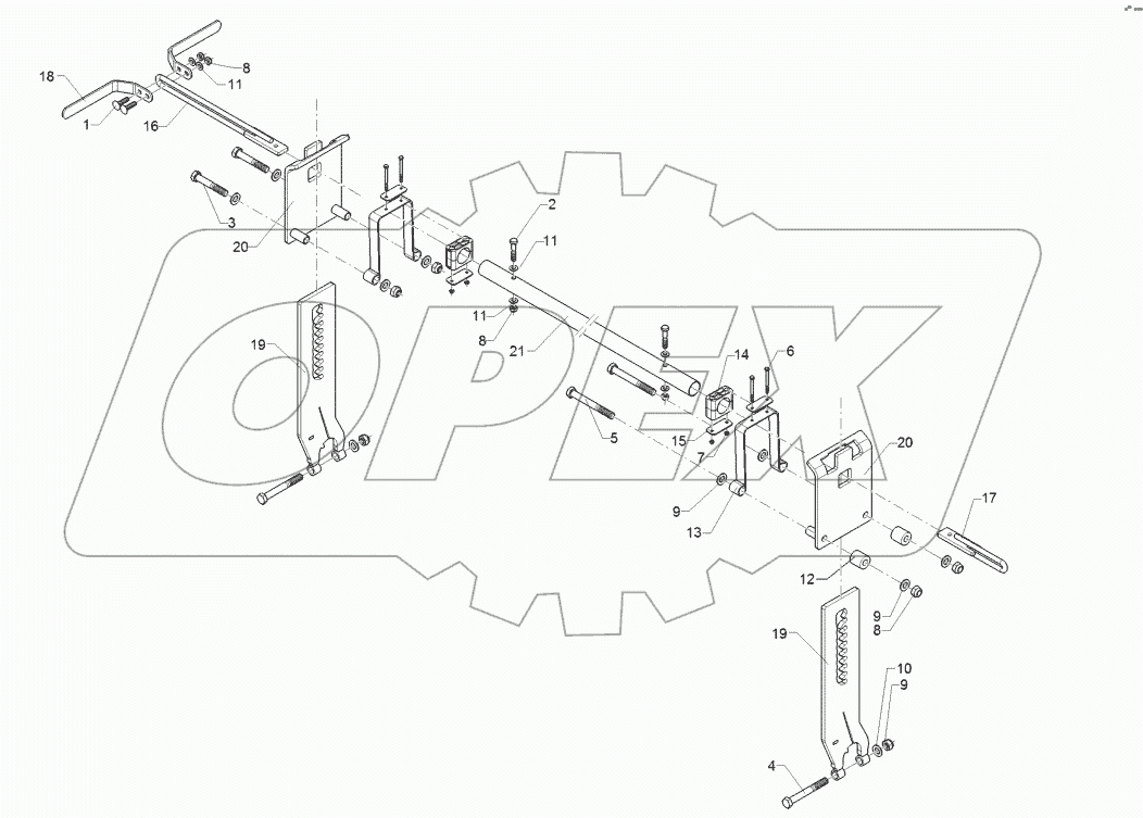 62210512 Harrow adjustment