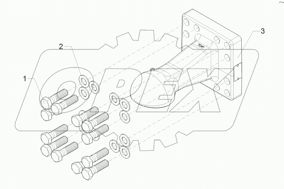64010094 Ball-shaped coupling