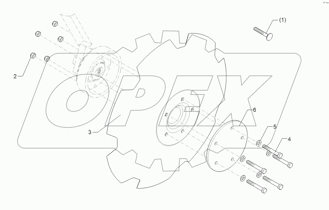65710154 Concave disc