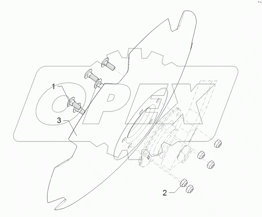 65710194 Concave disc