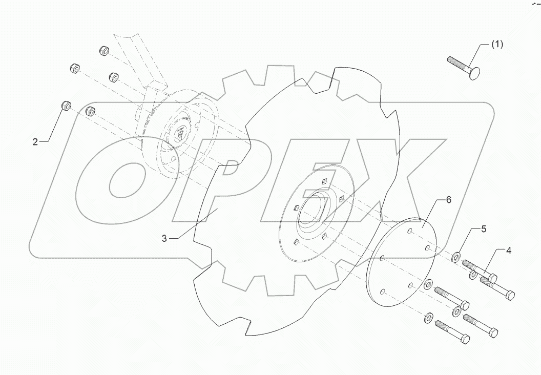 65710195 Concave disc
