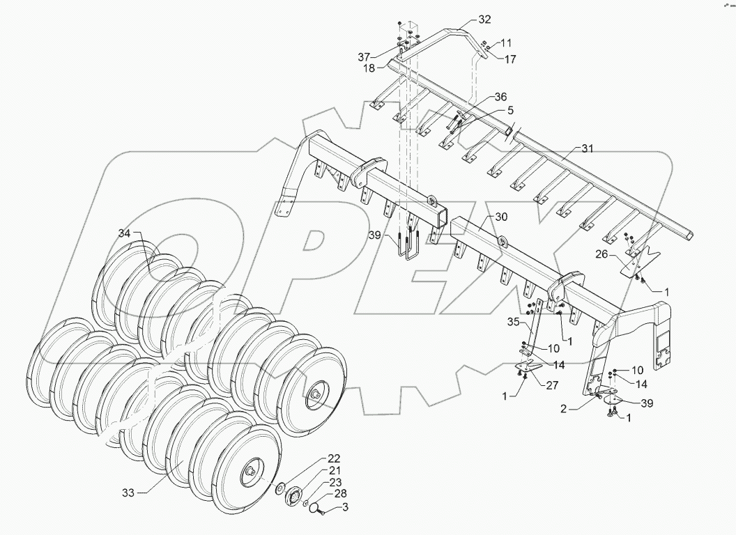 62210390 Packer double roller