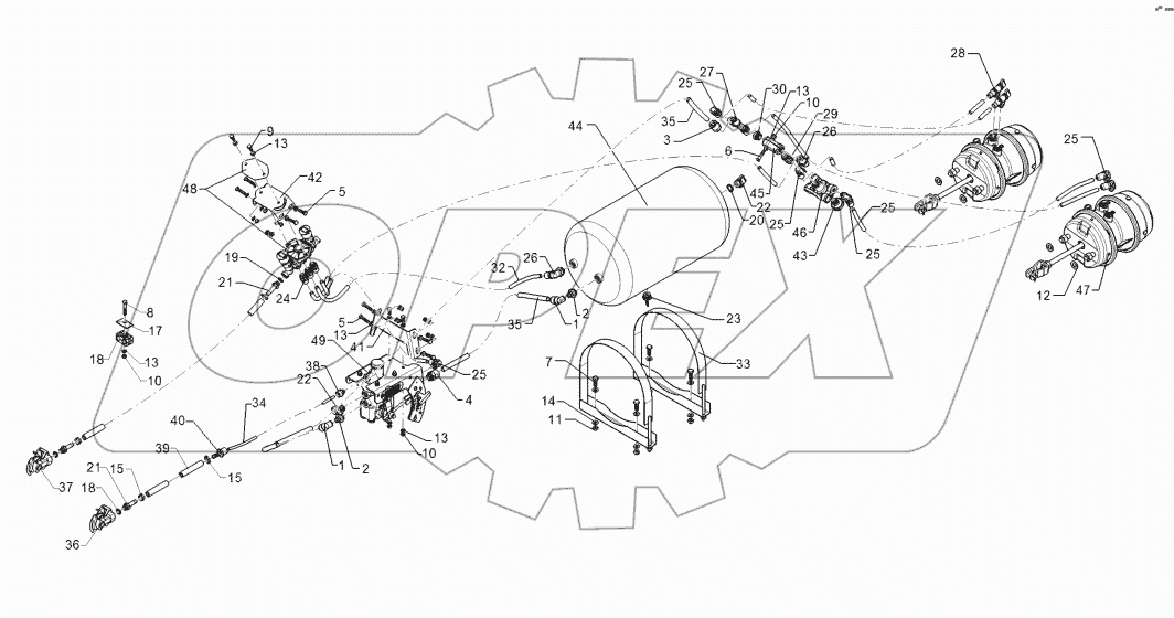 67710118 Compressed-air brake