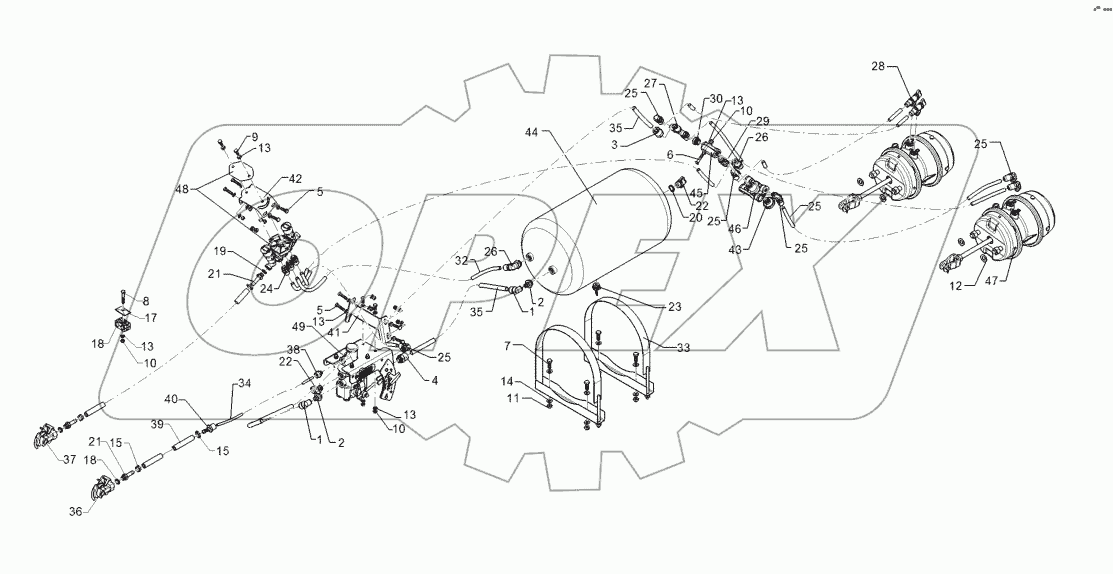 67710120 Compressed-air brake